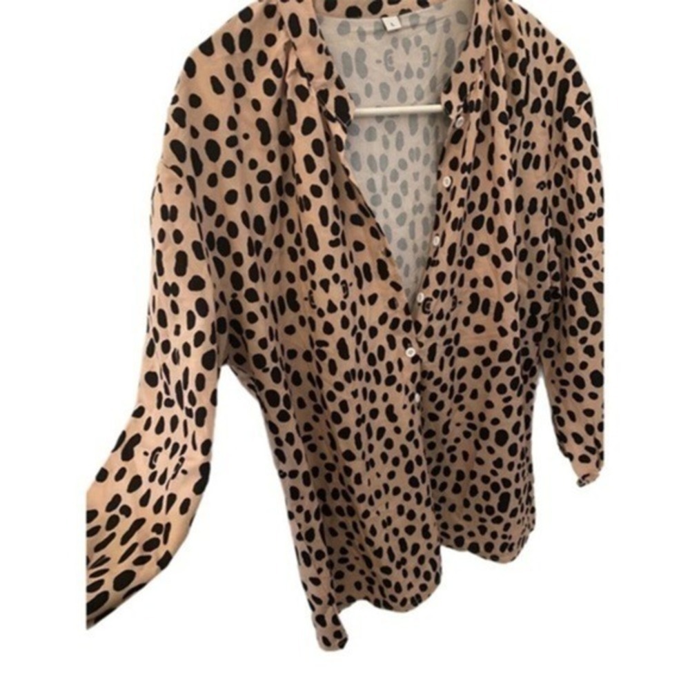 Made‎ With love top Leopard Top Size Large